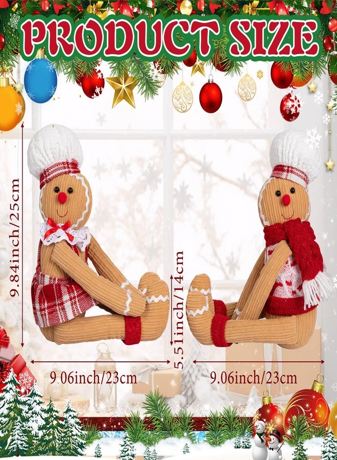Fiwochic 2 Pack Christmas Curtain Buckle Doll Gingerbread Curtain Tieback Hold Back Fastener for Window Home Hotel Room Decoration - Image 2